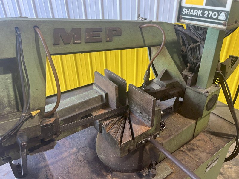 9.84" X 9.84" DAKE MEP SHARK 270 HORIZONTAL 60 DEGREE MITRE SAW: STOCK 12764