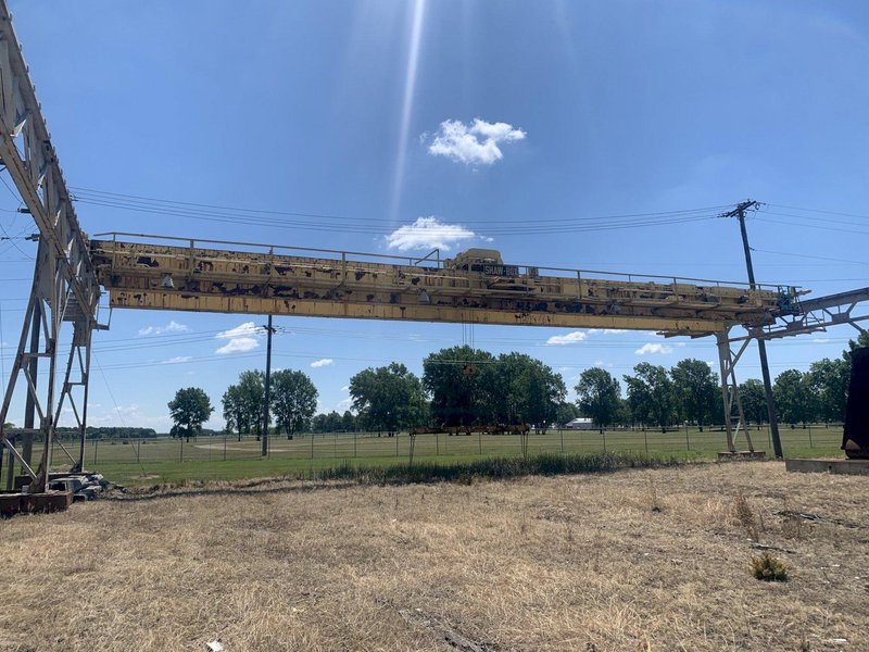 10 TON X 60' X 1000' P&amp;H OVERHEAD SELF STANDING YARD CRANE SYSTEM: STOCK #13150