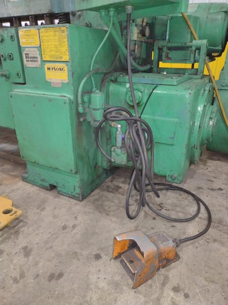 8&#039; X 1/4&quot; WYSONG MODEL #825 MECHANICAL POWER SQUARING SHEAR: STOCK #23635