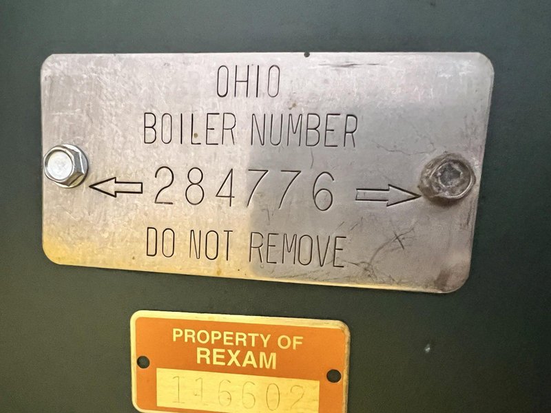 40 HP COLUMBIA MODEL MPH-40 GAS FIRED BOILER: STOCK #22542