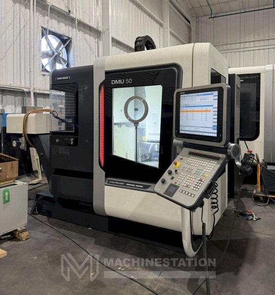DMG Mori DMU 50 5-Axis CNC Universal Machining Center – 18,000 RPM Mill