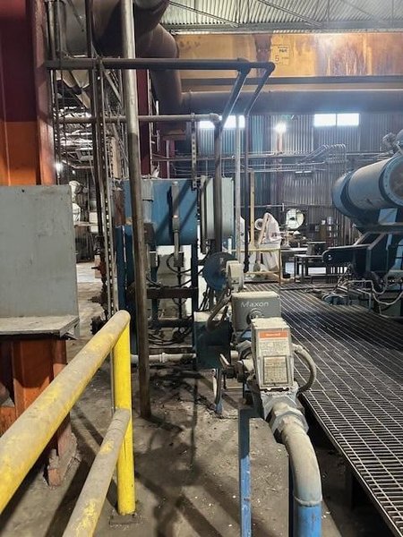 1500° Electric Furnace Company Gas Fired Radial Tube Tilting Cover Heating Furnace