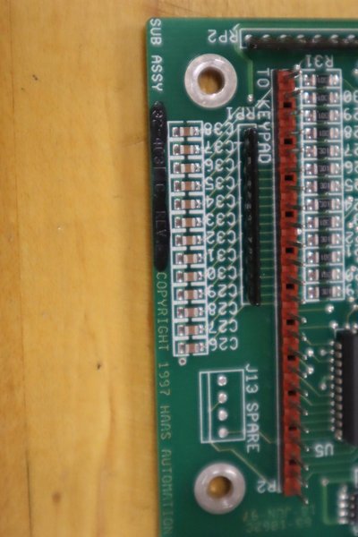 Used Haas 34-4031D Rev. A; Serial Keyboard PCB Interface