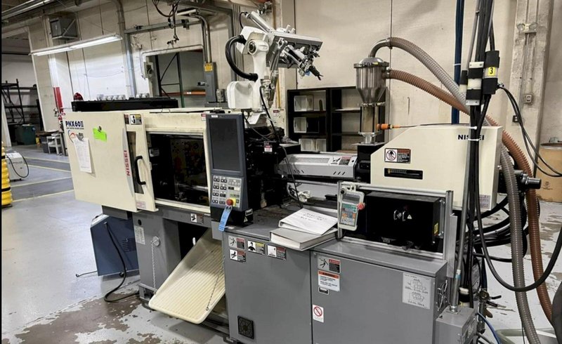 Nissei Used PNX60III-5A Injection Molding Machine, 72 US Ton, 1.2 oz., yr. 2020