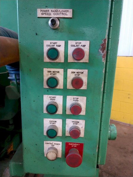 36&quot; AEM MODEL CS360 SINGLE HEAD MULTI-DIRECTIONAL BELT GRINDER DEBURRING FINISHER: STOCK 11089