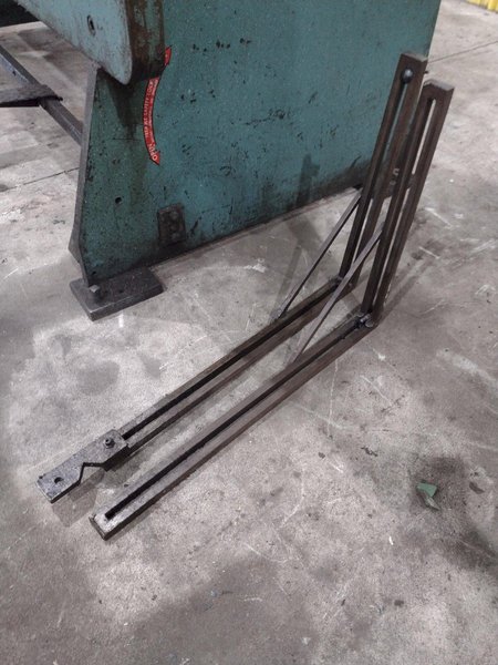 25 TON X 6&#039; WYSONG MODEL #2572 MECHANICAL PRESS BRAKE: STOCK #23464
