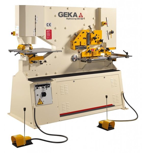 88 Ton Geka Hydracrop 80SD Ironworker, 2026 – W/2-Year Warranty, Brand New