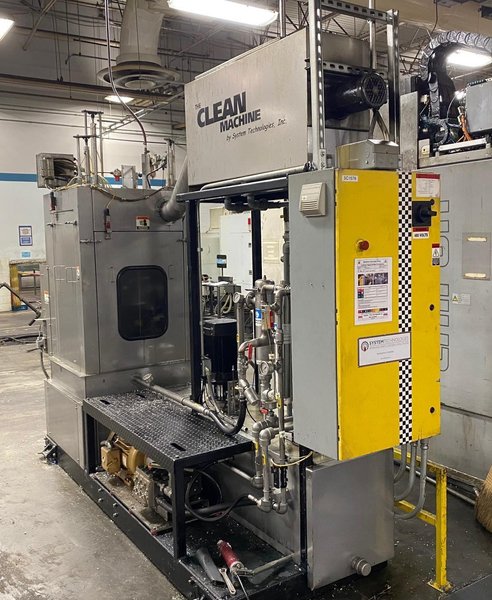 SYSTEM TECHNOLOGIES MODEL #CMI-123-480 CLEAN MACHINE HIGH PRESSURE STAINLESS STEEL PARTS WASHER: STOCK #14484