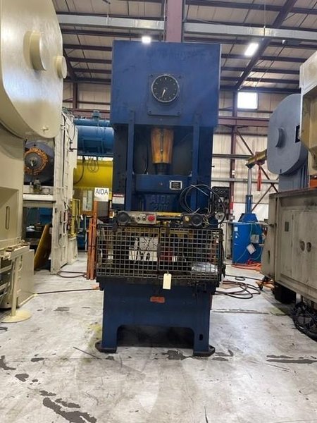 200 ton Aida NC1-200(1) Used Single Crank Mechanical Metal Stamping  OBS Press For Sale, Rebuild in Process 2025!