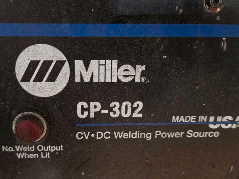 MILLER CP-302 MIG WELDER WITH 60 SERIES 24V WIRE FEEDER USED