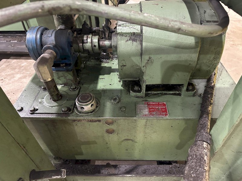 20,000 LB X 48&quot; RED BUD RBI MODEL #RM48-20S COIL REEL UNCOILER &amp; CAR: STOCK #19764