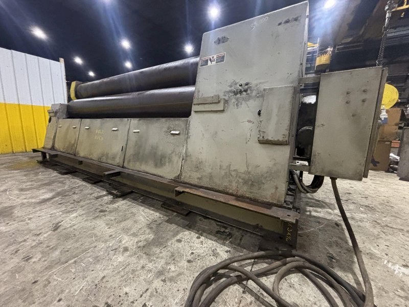 10' X 3/4" KUMLA PULLMAX MODEL #PV7H HYDRAULIC 3 ROLL PLATE ROLL: STOCK #22725