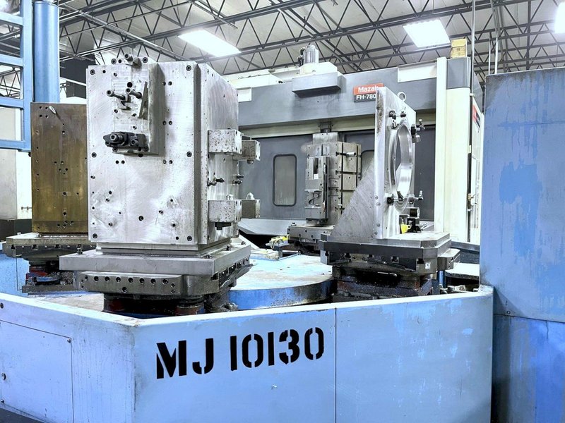 Mazak FH-7800 HMC, 2001- 15,000 RPM, 6 Pallet, 330 Tools, Chip Conveyor, CT50, 4th Axis