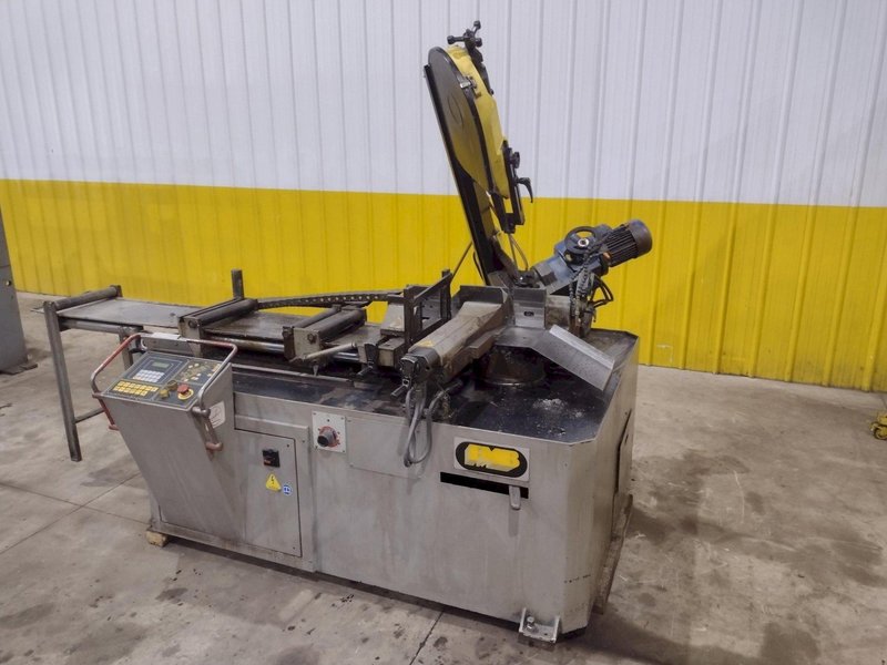 10" x 12" FMB JUPITER AUTOMATIC 60 DEGREE MITRE HORIZONTAL BANDSAW. STOCK #0655326