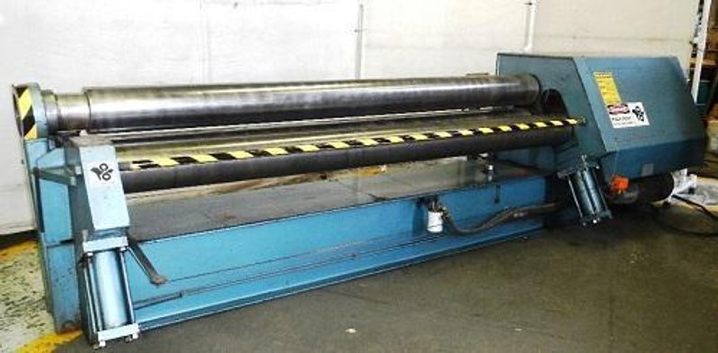10' X 1/4" MONTGOMERY HYD. INITIAL PINCH PLATE BENDING ROLL