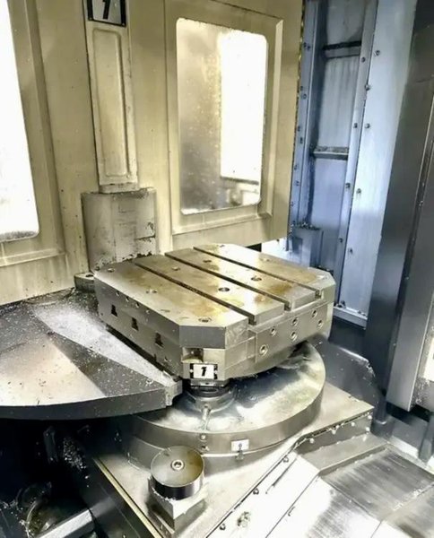 Doosan HP 5100 HMC, 2008 – Chip Conveyor, 1000 PSI TSC, 60 ATC, 14,000 RPM Spindle