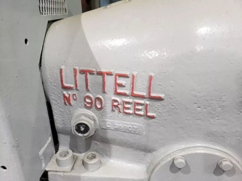 10,000 LBS X 24" LITTELL MODEL #9030 AUTOMATIC CENTERING COIL REEL: YOBRO #25440