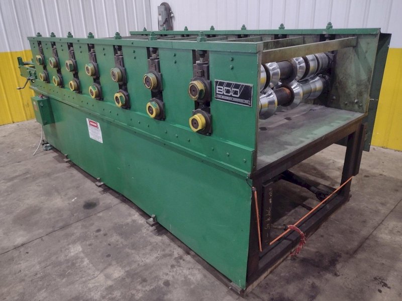 36" HI-RIB AG PANEL LINE: 14 STAND BRADBURY MODEL M2.548-14 ROLLFORMER &amp; AIRAM CUTOFF PRESS: YOBRO #26013