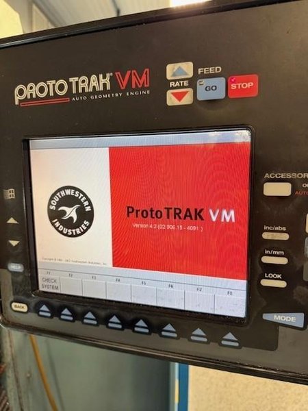 Trak DPM V5 3-Axis CNC Mill, 2005 – 50″ X 12″, Prototrak VM Control, USB, Coolant