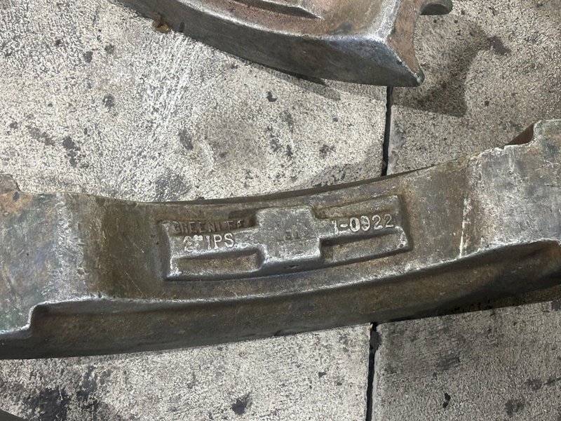 1.25&quot; TO 4&quot; GREENLEE MODEL #777 PORTABLE HYDRAULIC TUBE &amp; PIPE BENDER: STOCK #21222