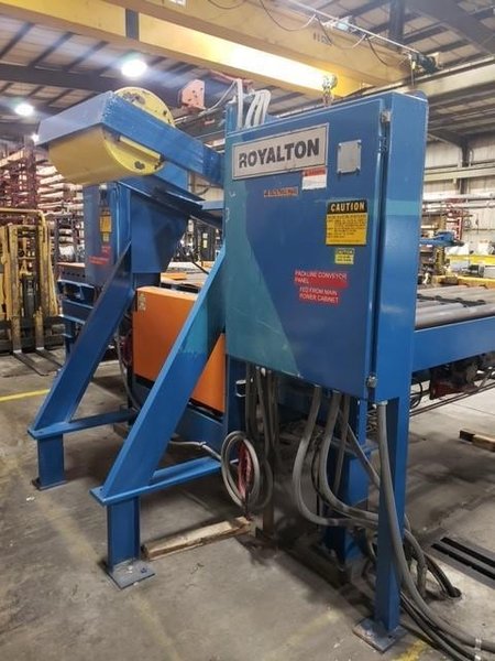 10,000# x 72&quot; ROYALTON BANDING HEAD &amp; TABLE STOCK# 2960
