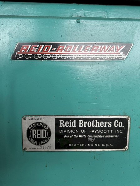 6" x 18" REID ROLLERWAY SURFACE GRINDER. STOCK #0316322