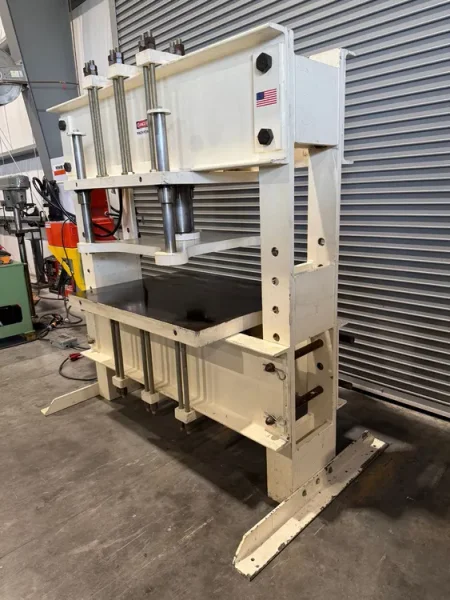 POWER TEAM 150 Ton Hydraulic H Frame Press 3 H.P. USA #7704