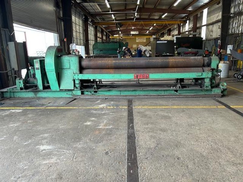 12&#039; X 1/2&quot; WEBB 9L-1312 3 ROLL INITIAL PINCH PLATE ROLL. STOCK # 0343525