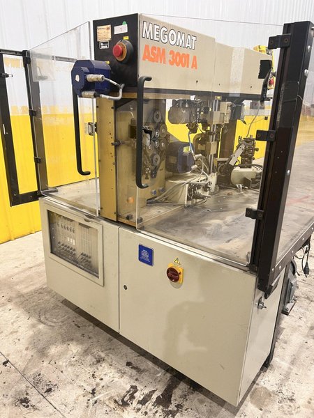 MEGOMAT MODEL #ASM3001A WIRE CUTTING &amp; PROCESSING MACHINE: STOCK #20096