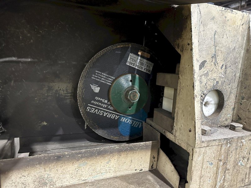 3.25"  CAPACITY TRD MANUFACTURING FLYING ABRASIVE CUTOFF SAW: STOCK #22592