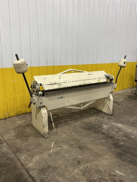 72" X 12 GAUGE NATIONAL MODEL #U7212 MANUAL BOX &amp; PAN FINGER BRAKE: YOBRO #25672