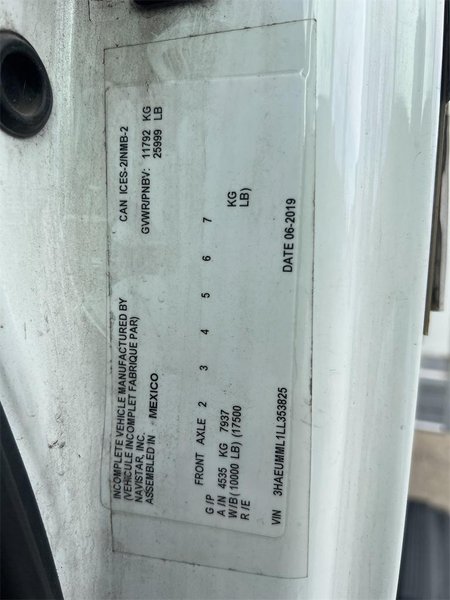 2020 International MV 607 3HAEUMML1LL353825