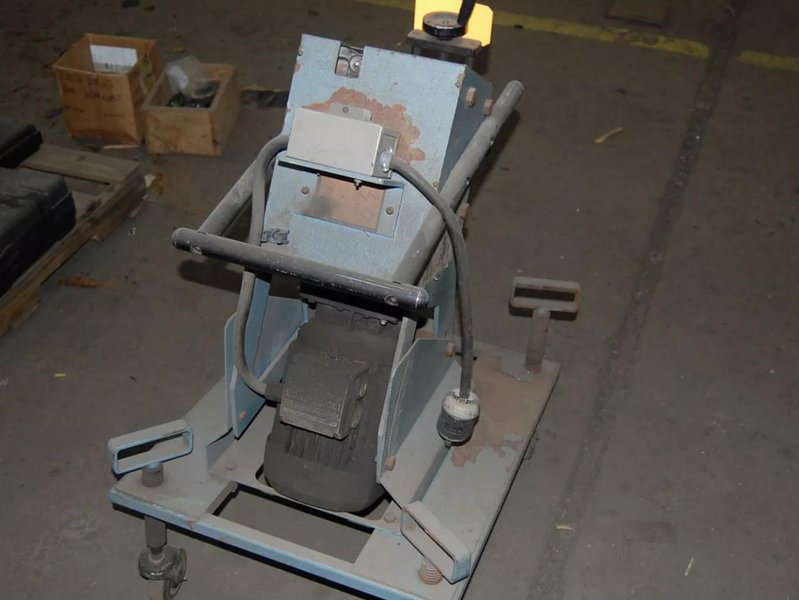 1.5" GULLCO KBM-18-D PLATE BEVELING MACHINE. STOCK # 0654326