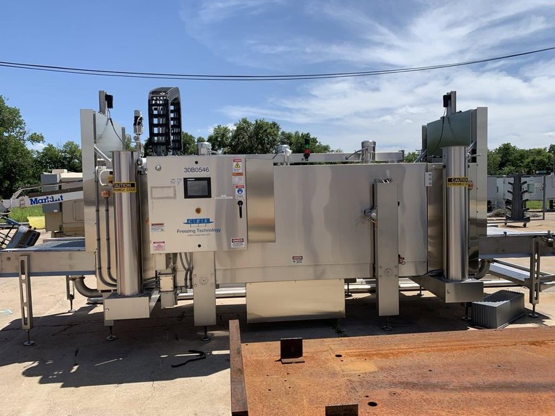 CES Cryogenic Tunnel Freezer – 10ft x 36in, 2021 – Stainless, LN2, Surplus Facility