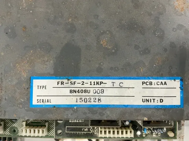 MITSUBISHI ELECTRIC CORP. FREQROL AC SPINDLE CONTROLLER  -  FR-SF-2-11KP-TC