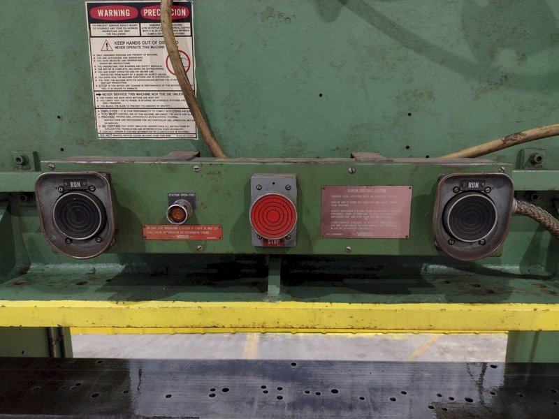 35 TON VERSON 24" X 96" FLANGE BED MECHANICAL PRESS BRAKE: STOCK #20241