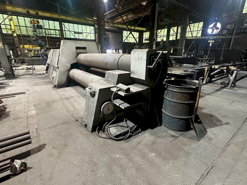 10' x 1.5" SERTOM RIMI 3016 HYDRAULIC PLATE BENDING ROLL: STOCK #13986