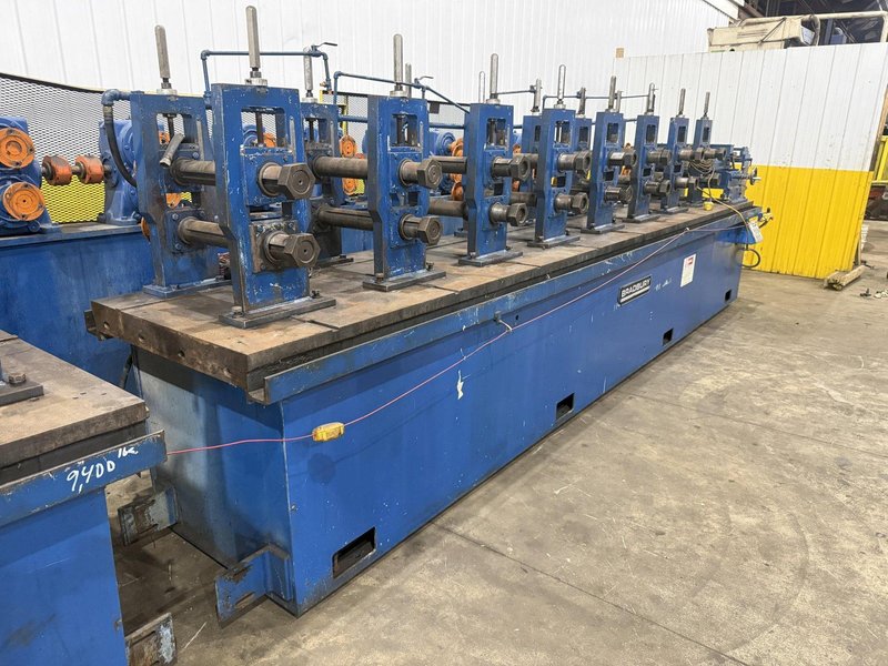 16 STAND x 3" X 18" ROLL SPACE BRADBURY MODEL #430 U-JOINT DRIVE ROLLFORMER: YOBRO #25254