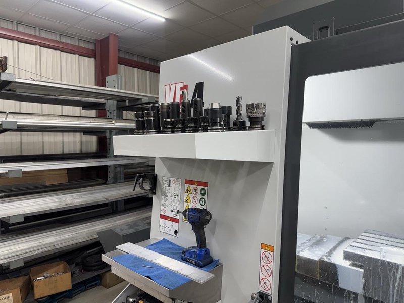 Haas VF-4 VMC, 2024 – 4th Axis Ready, Rigid Tap, High Speed Machining, Chip Auger