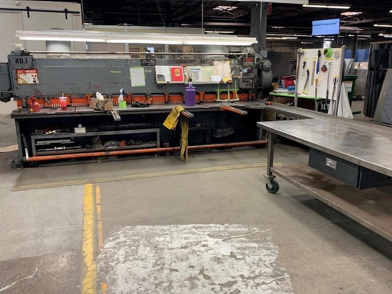 3/16″ x 10′ Cincinnati Model 1412 Mechanical Shear, 1959