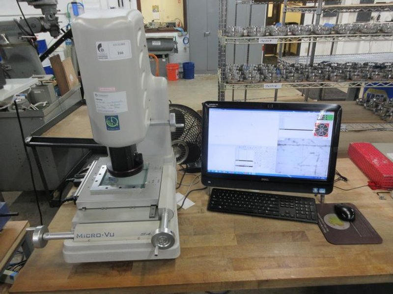 Micro-Vu Sol 161 Manual Optical Measurement System with PC Operating System- Auction Item