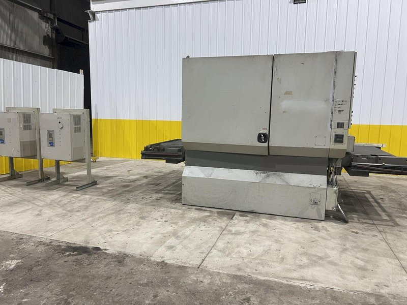 52&quot;  X 40 HP TIMESAVER MODEL #252-301C 3 HEAD BELT GRINDER SANDER, 1997: STOCK 20032