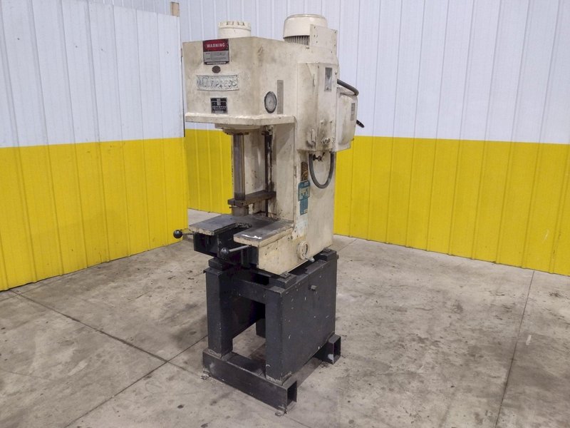 6 TON DENISON MODEL#MULTIPRESS HYDRAULIC C FRAME PRESS 12" STROKE: STOCK #22297