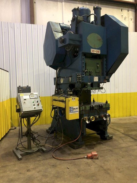 110 TON FEDERAL OBI BACK GEARED STAMPING PRESS, 5&quot; STROKE: STOCK 16271