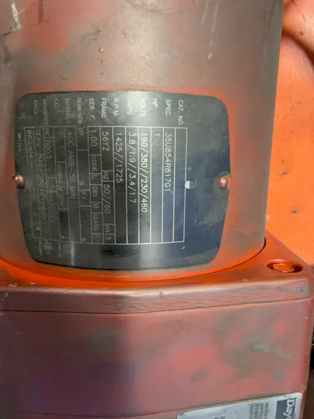 DAYTON 2 TON ELECTRIC HOIST   -  3YB77