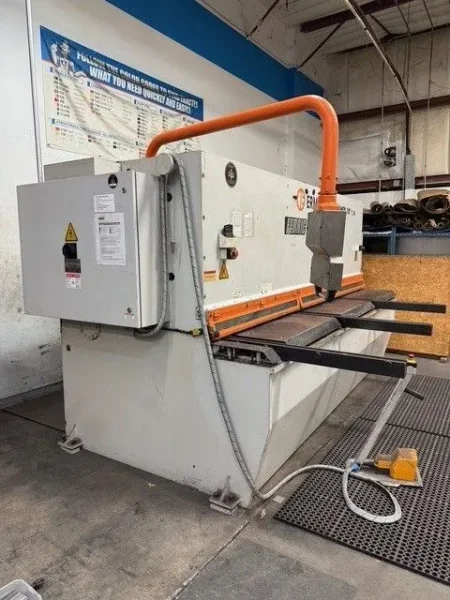 ERMAKSAN 10’ x ¼” Hydraulic Plate Squiring Shear 2018’ # 7619