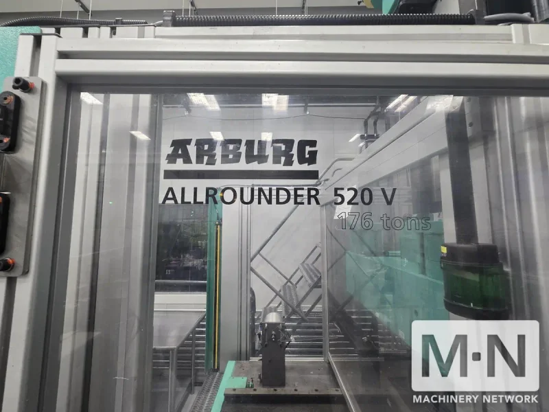 176 TON 10.3 OZ ARBURG MODEL 520V-1600-800 VERTICAL CLAMP SILICONE LIM MACHINE MFG 2014 * LOW HOURS *