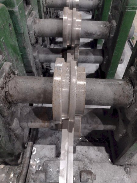 4 STAND x 2&quot; ARBOR X 13&quot; ROLLSPACE YODER MODEL #M2 ROLLFORMER: STOCK #23569