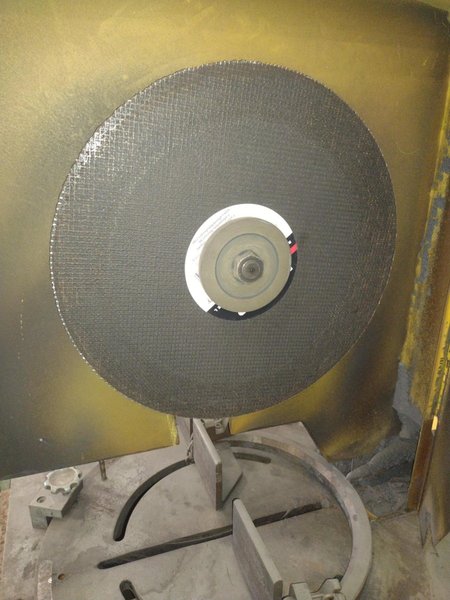 20" X 15 HP  KALAMAZOO MODEL #KM20-22V/15 INDUSTRIAL ABRASVIE MITRE SAW: STOCK #23780