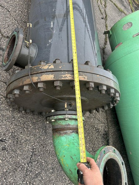 8,000 CFM ZEKS MODEL #8000HDF MIST ELIMINATOR VERTICAL TANK: STOCK #23052